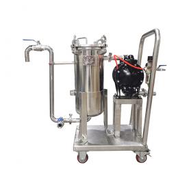 Mobile bag filter