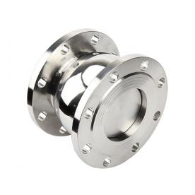 Flange ball check valve