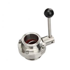 Handle quick installation butterfly valve